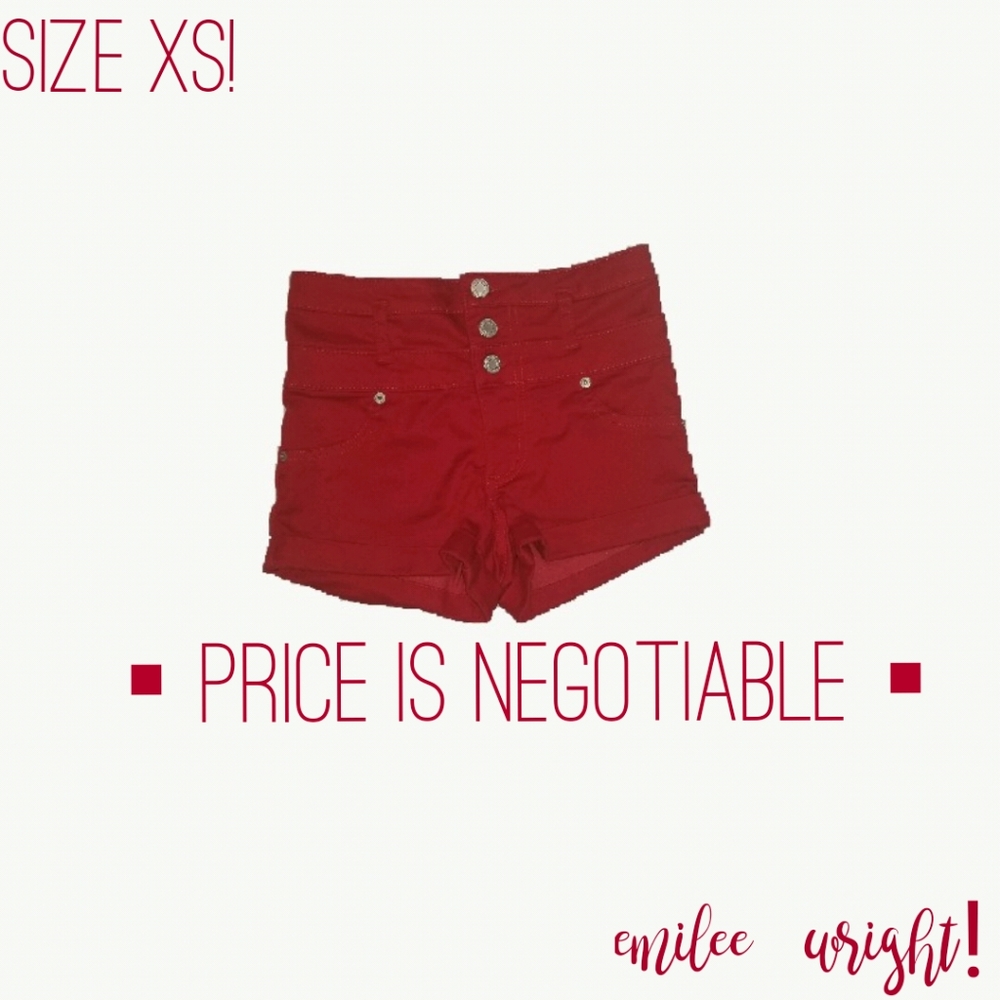 ▪︎Red Jean Shorts▪︎